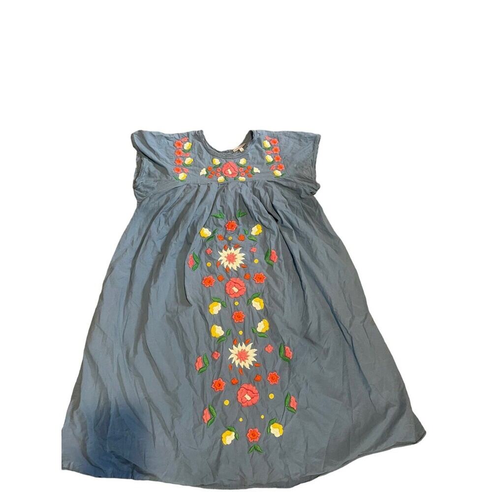 Frances Valentine Embroidered Floral Dress Size: Large - Picture 2 of 8